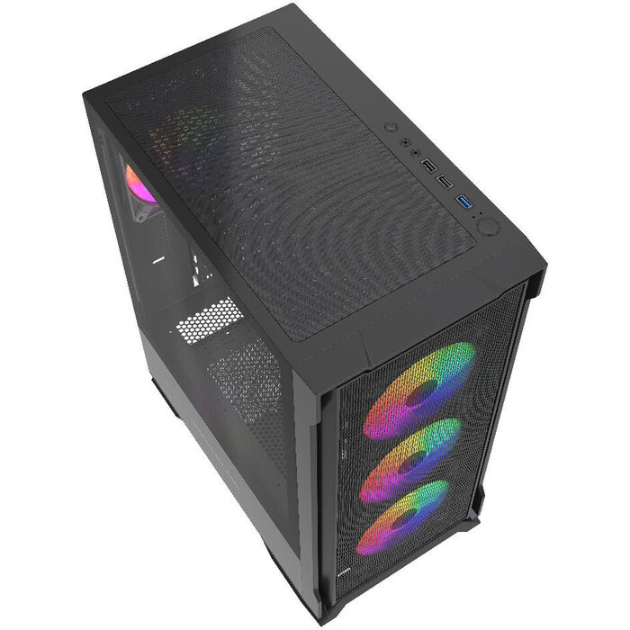 Корпус Powercase Mistral AZ4B ARGB, Черный №6