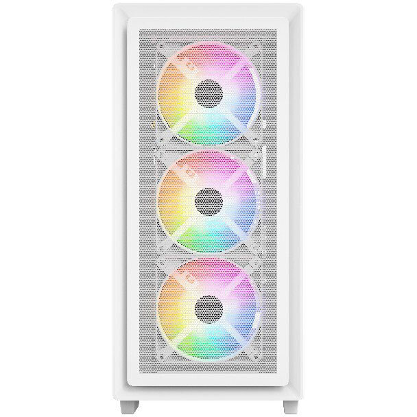 Корпус Powercase Mistral AY4W ARGB, Белый детальное изображение - 2