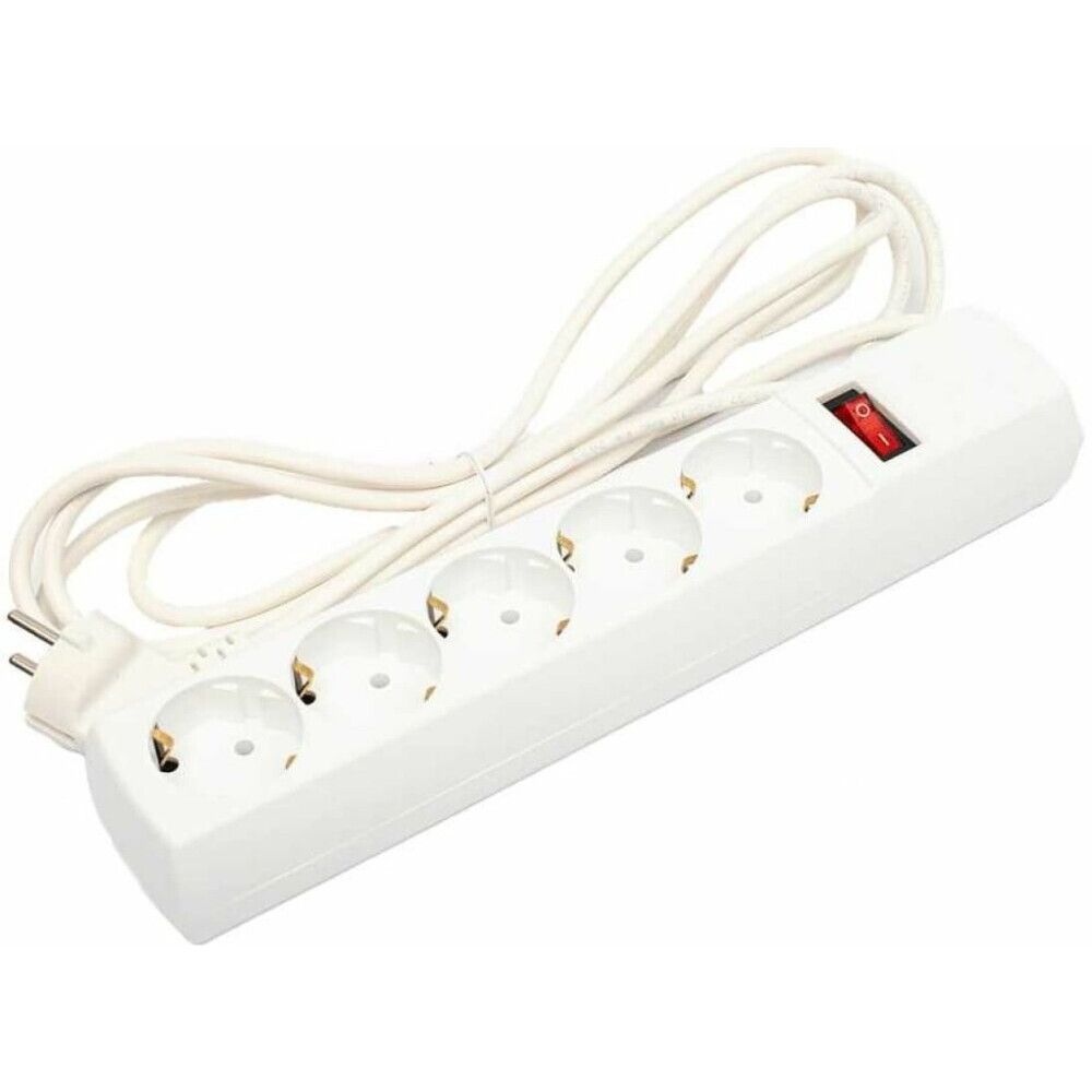 Сетевой фильтр Юнивольт 00-00000393, 5 м, Белый детальное изображение - 1