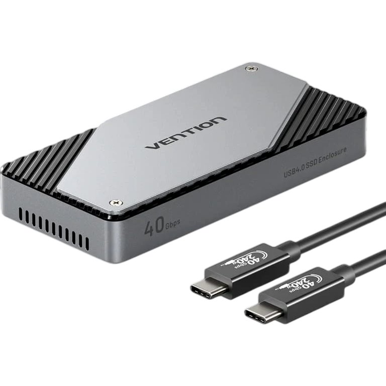 Внешний корпус для SSD M.2 Vention KPZH0, Серебряный детальное изображение - 2