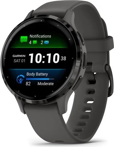 Смарт-часы Garmin Venu 3S 41 мм, Галечный серый детальное изображение - 1