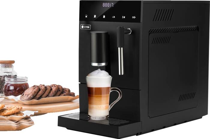 Кофемашина Vitek Metropolis VT-8701, Черный №2