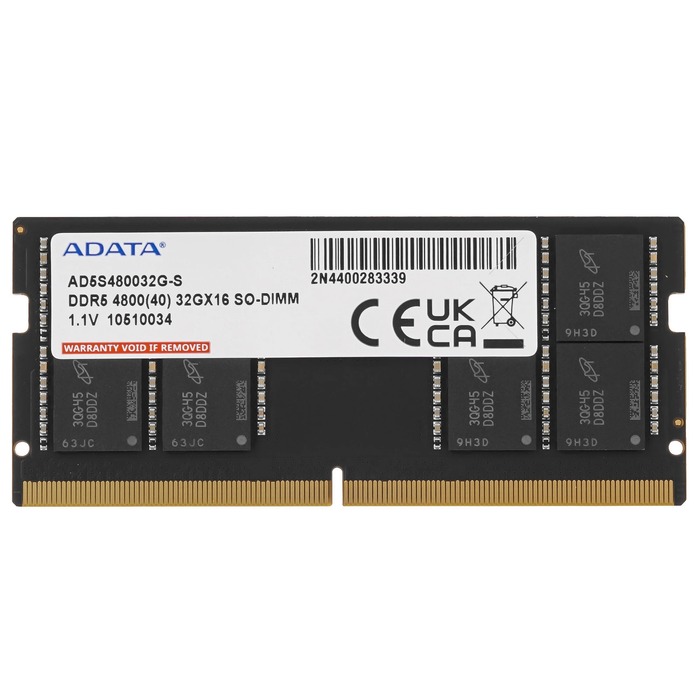 Оперативная память ADATA SO-DIMM DDR4 3200MHz, AD4S320032G22-SGN, 32 Гб №2