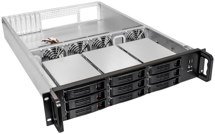 Серверный корпус ExeGate Pro 2U650-HS09/2U-600ADS, 600 Вт, Черный №3