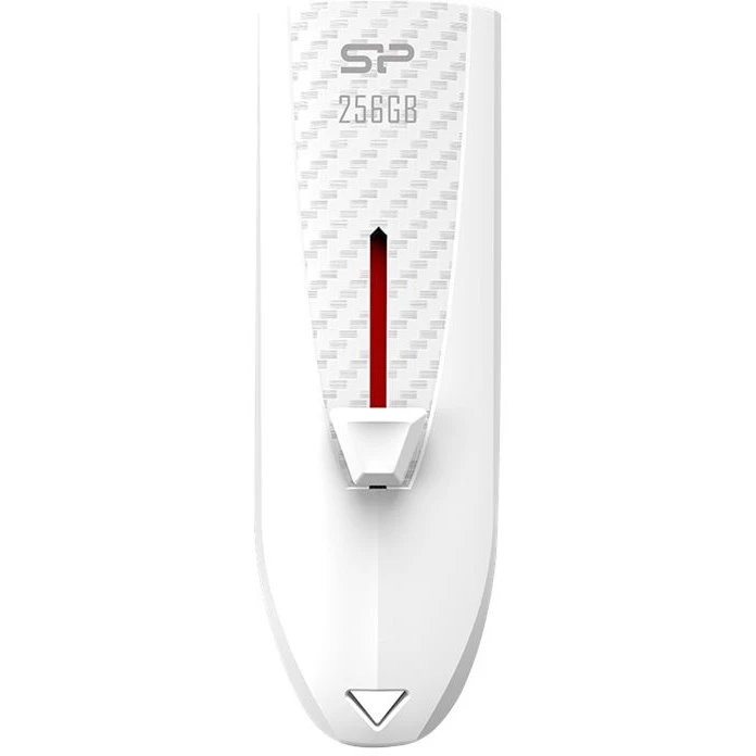 USB Flash накопитель Silicon Power Blaze B25 (SP256 ГБUF3B25V1W) 256 ГБ, белый детальное изображение - 1