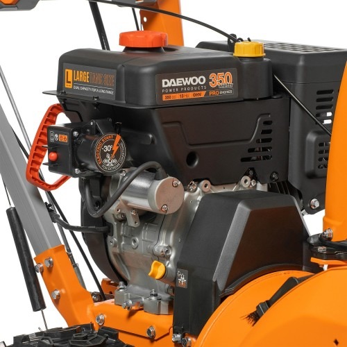 Снегоуборщик бензиновый гусеничный Daewoo DAST 1370, 13 л.с., 9560 Вт, Оранжевый/Серый детальное изображение - 14