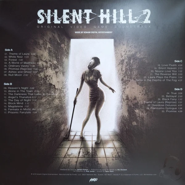 Виниловая пластинка OST – Konami Digital Entertainment – Silent Hill 2 – Swirl, Splatter 2LP детальное изображение - 2