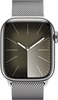 Умные часы Apple Watch Series 9 Silver Stainless Steel Case, Silver Milanese Loop 45 мм, Серебристый вариант - 2