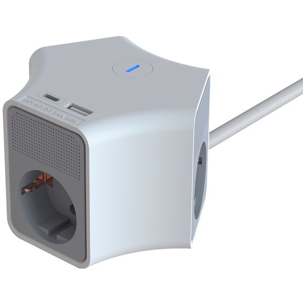 Сетевой фильтр Ritmix RM-231C, 2 м, Белый детальное изображение - 1