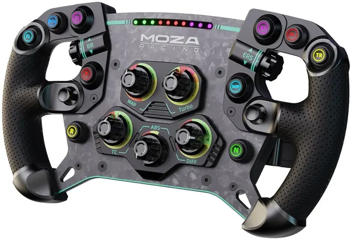Рулевое колесо MOZA GS V2P Steering Wheel Leather RS056, Черный №2