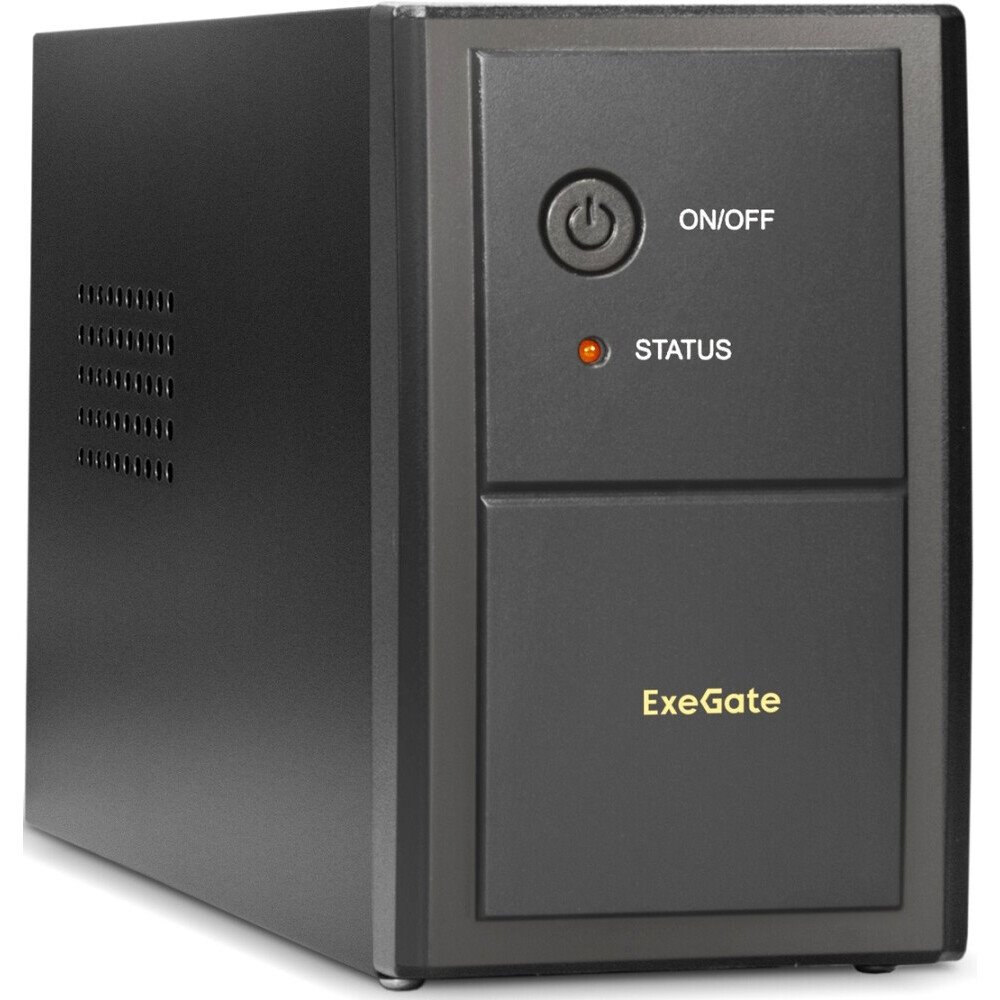 ИБП ExeGate Power Back BNB-400.LED.AVR.2SH Black детальное изображение - 1