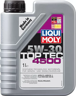 Моторное масло Liqui Moly Top Tec 5W-30 4500, 2317/3724, 1 л детальное изображение - 1