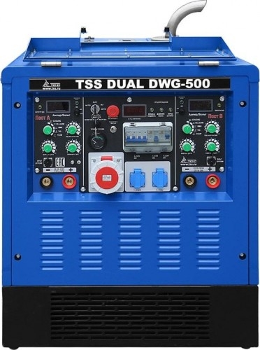 Сварочный генератор ТСС DUAL DWG-500 039736, 22 кВт, Синий детальное изображение - 5