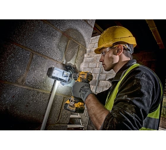 Аккумуляторная ударная дрель-шуруповерт DeWALT DCD796D2-QW, 18 В, 70 Нм, 2 А·ч детальное изображение - 8