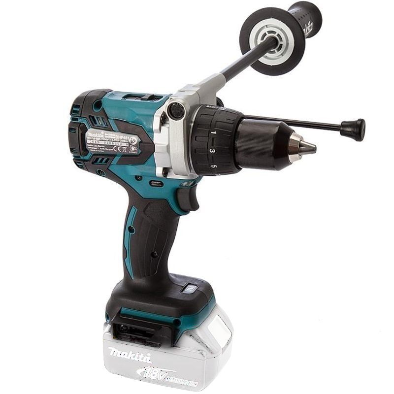 Аккумуляторная дрель-шуруповерт Makita DHP481Z, 18 В, 115 Нм, б/а  детальное изображение - 2