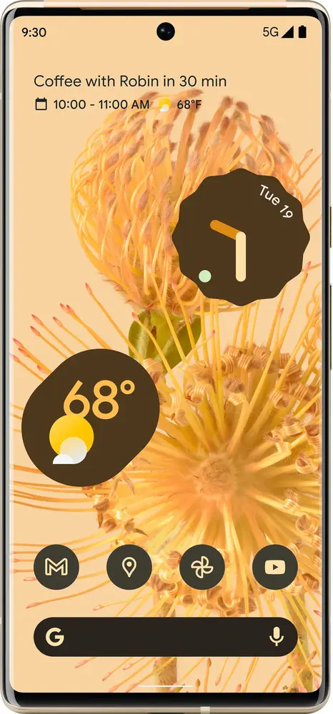 Смартфон Google Pixel 6 Pro 128 Гб, Золотистый, nano-SIM+eSIM №2