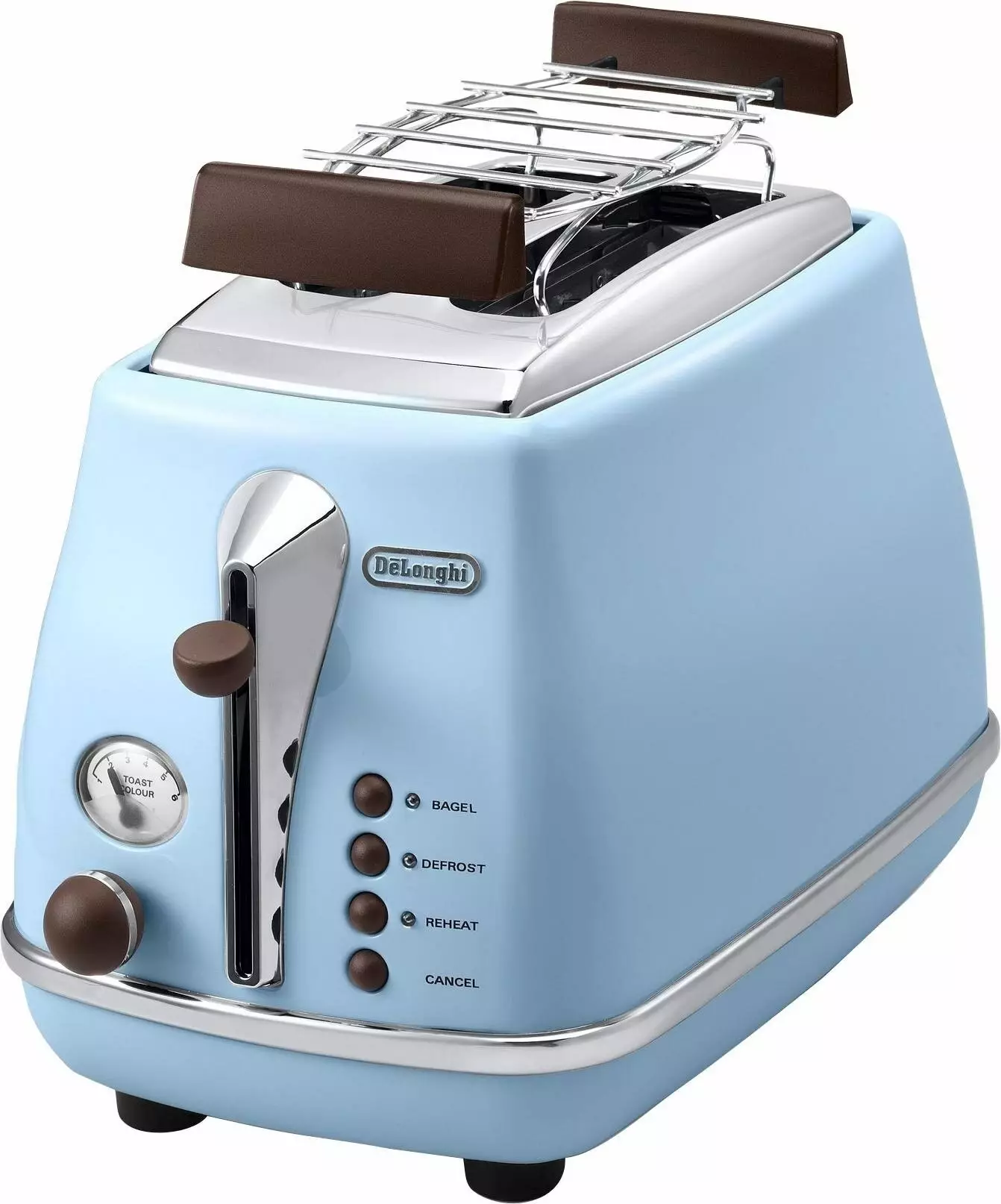 Тостер DeLonghi CTOV2103.AZ, Голубой детальное изображение - 3
