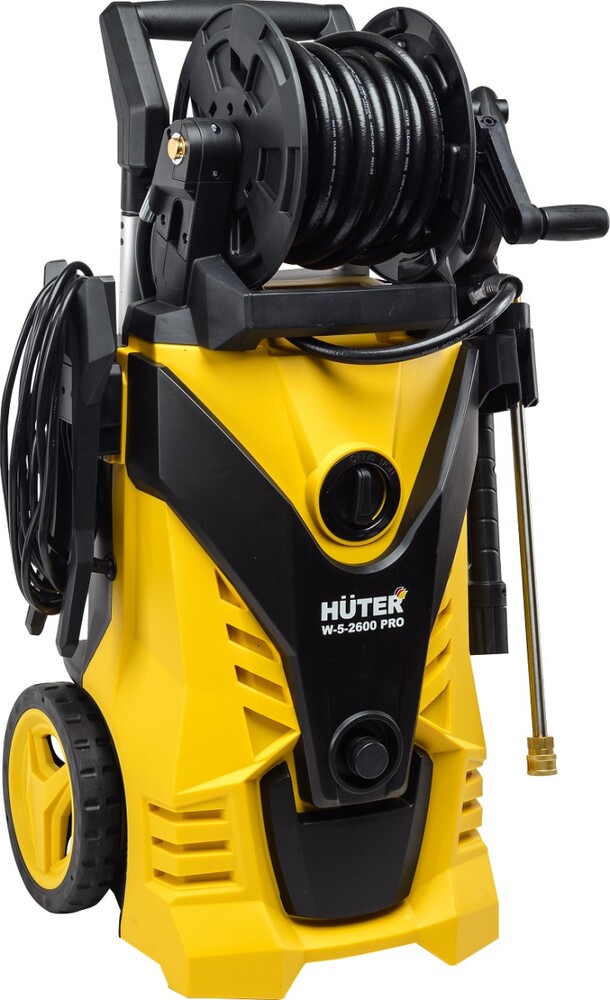 Мойка высокого давления HUTER W-5-2600 PRO, 2.6 кВт, 210 бар, Желтый/Черный №1