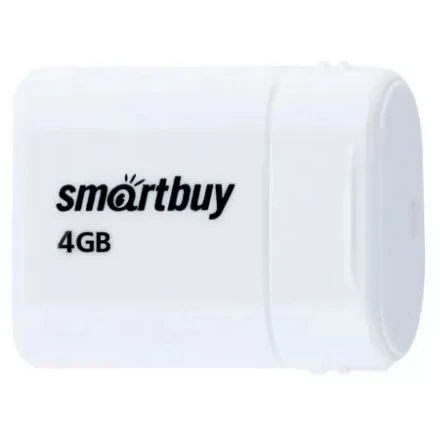 USB Flash накопитель SmartBuy Lara (SB4 ГБLara-W) 4 ГБ, белый детальное изображение - 2