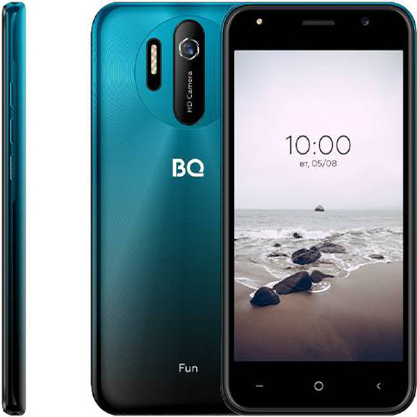 Смартфон BQ 5031G Fun 1/8 Гб, Бирюзовый, Dual micro-SIM детальное изображение - 2