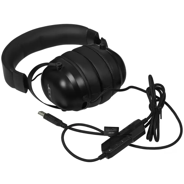 Компьютерная гарнитура Acer AHW122, Черный №3