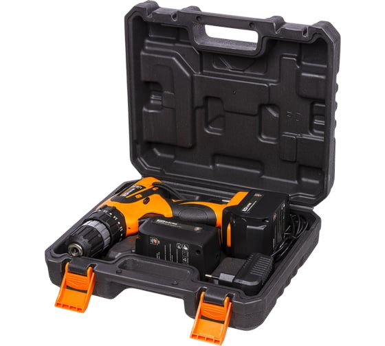 Аккумуляторная дрель-шуруповерт TDM ДША-18-ЛК1 Рубин SQ1030-0204, 18 В, 32 Нм, 2 А·ч детальное изображение - 2