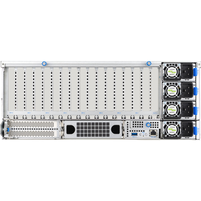 Серверная платформа ASUS ESC8000A-E13, 3200 Вт детальное изображение - 6