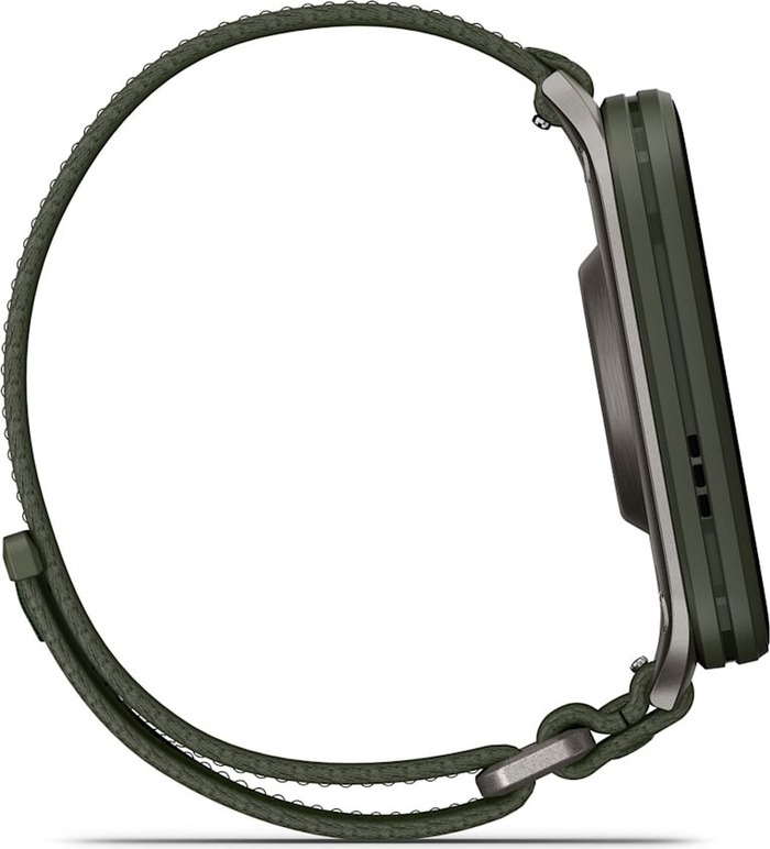 Смарт-часы Garmin Venu X1 46 мм, цвета мха с серой титановой крышкой, черным нейлоновым ремешком ComfortFit №7