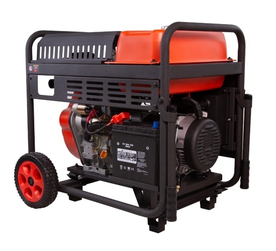 Генератор дизельный с воздушным охлаждением A-iPOWER AD7500ТFEA 20404, открытый, 7 кВт, Черный детальное изображение - 4