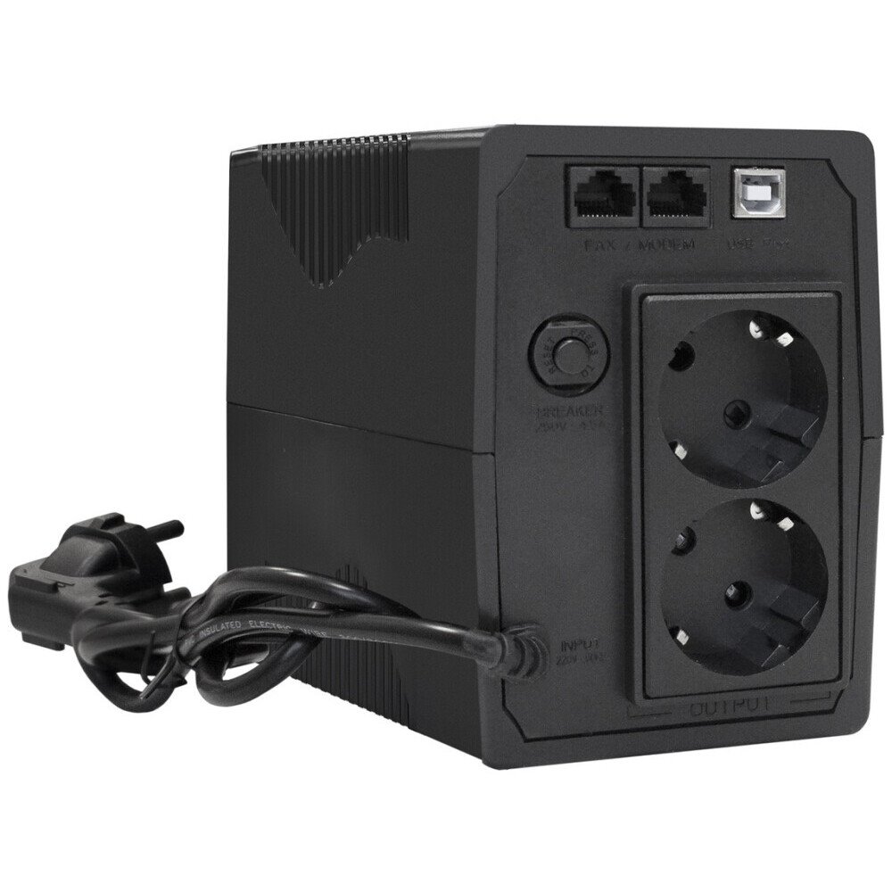 ИБП ExeGate Power Back BNB-1000.LED.AVR.2SH.RJ.USB детальное изображение - 2