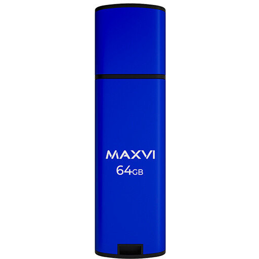 USB Flash накопитель MAXVI MP2 64 ГБ, синий детальное изображение - 3