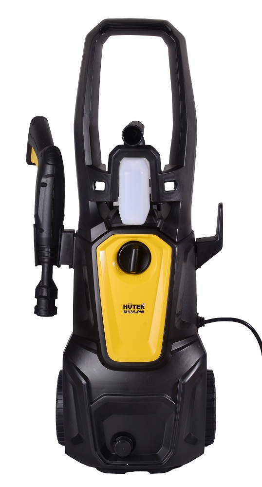 Мойка высокого давления HUTER M135-PW, 1.65 кВт, 135 бар, Черный/Желтый детальное изображение - 1