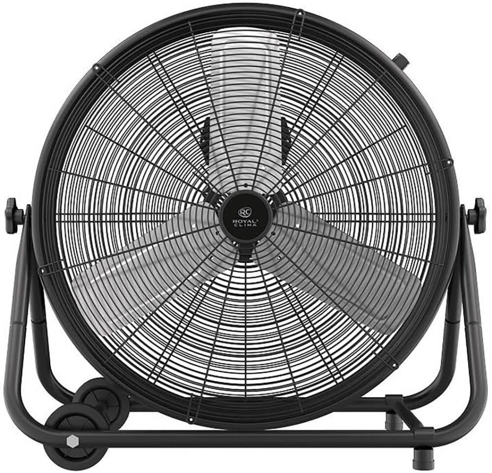 Вентилятор промышленный напольный Royal Clima RSF-240M-BL, 300 Вт, Черный детальное изображение - 1