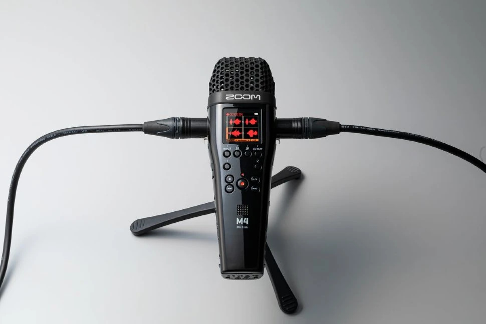 Рекордер Zoom M4 MicTrak, 32 бит, Черный детальное изображение - 10