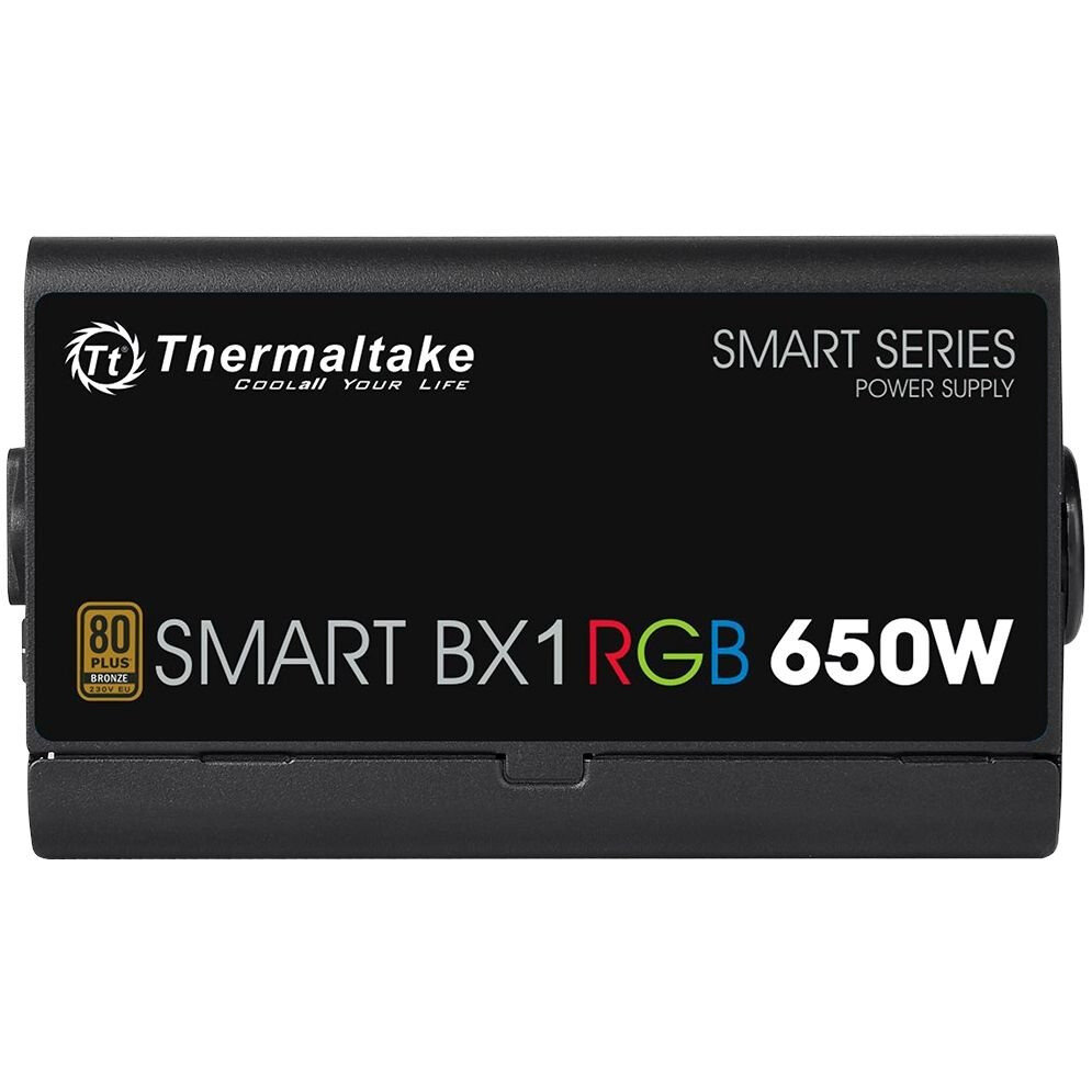 Блок питания Thermaltake Smart BX1 RGB (PS-SPR-0650NHSABE-1), 650 Вт детальное изображение - 4