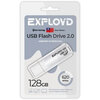USB Flash накопитель Exployd 620 128 ГБ, белый вариант - 1