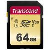 Карта памяти Transcend 500S SD (TS64GSDC500S), 64 Гб вариант - 1