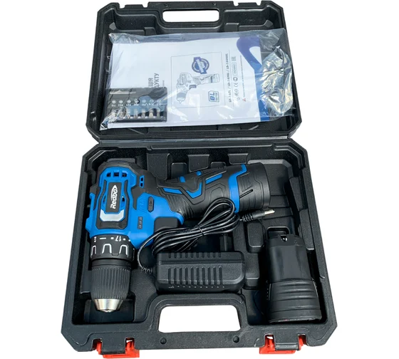 Аккумуляторная дрель-шуруповерт Redbo LD-16BL 19389, 20 В, 40 Нм, 2 А·ч  детальное изображение - 8
