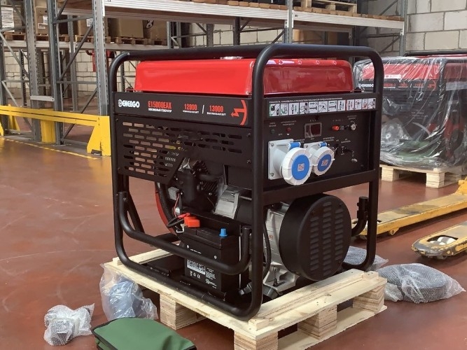 Генератор бензиновый ENERGO E15000EAX 000034195, 12 кВт, Красный детальное изображение - 3