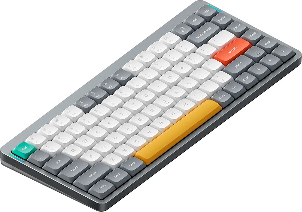 Клавиатура NuPhy AIR75v2 Wireless, Cowberry Switch RGB, Серый детальное изображение - 3