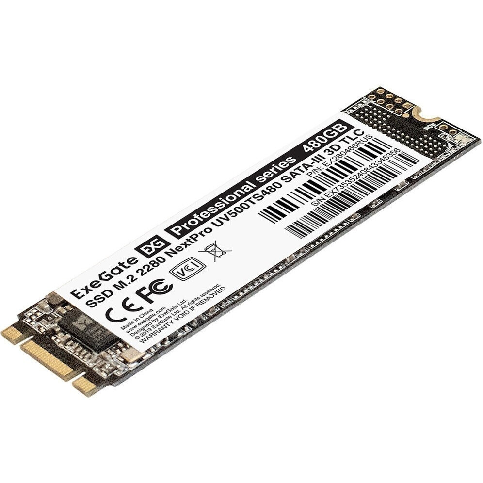 Накопитель SSD ExeGate NextPro M.2 UV500TS480, 480 Гб детальное изображение - 1