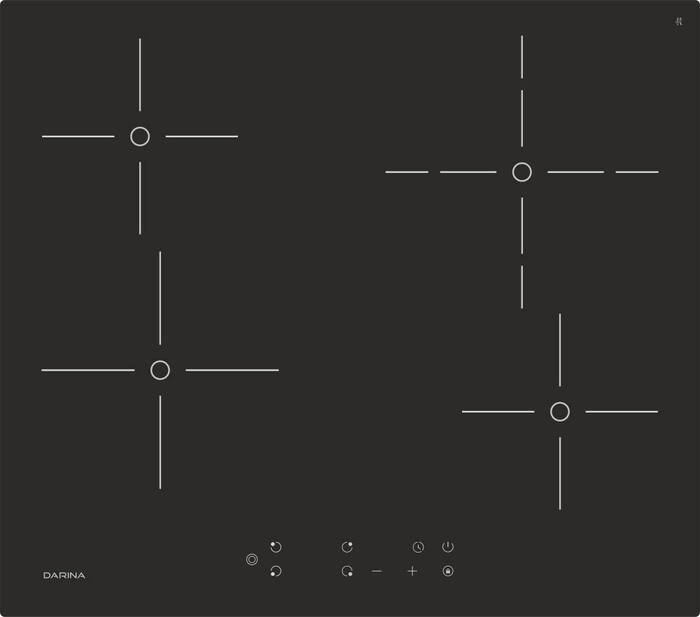 Варочная поверхность Darina PL E326 B, Черный №1