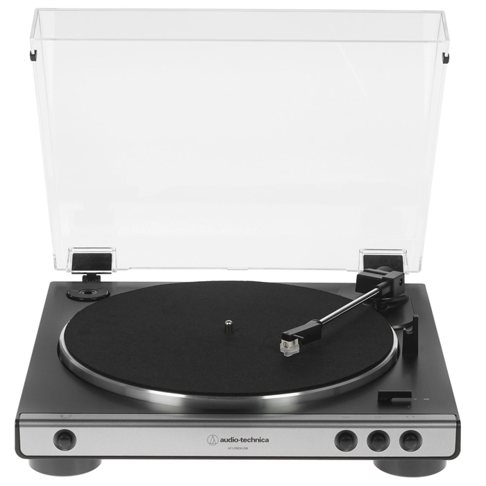 Проигрыватель винила Audio-Technica AT-LP60XUSB Gunmetal, Серебряный №2