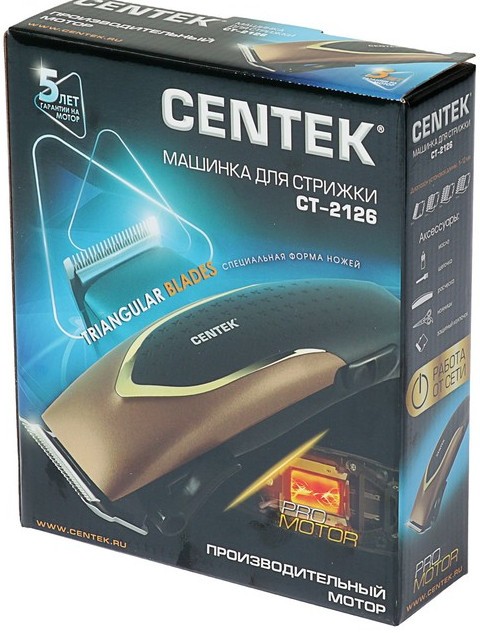 Машинка для стрижки волос Centek CT-2126 детальное изображение - 4