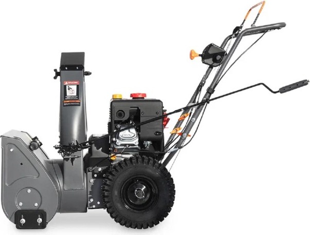 Снегоуборщик бензиновый VILLARTEC WB7056, 7 л.с., 5100 Вт, Серый/Оранжевый детальное изображение - 2
