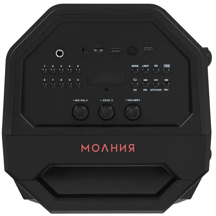 Портативная акустика УРАЛ Молния 900, Черный №4