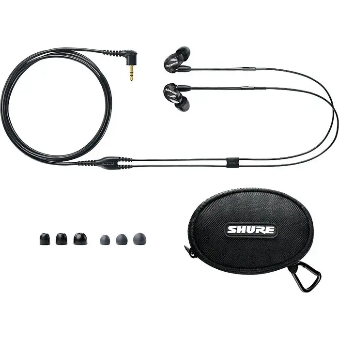 Проводные наушники Shure SE215, Черный №2