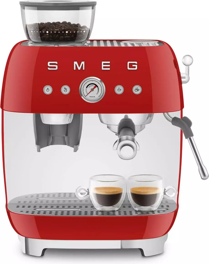 Кофемашина Smeg EGF03RDEU, Красный №8