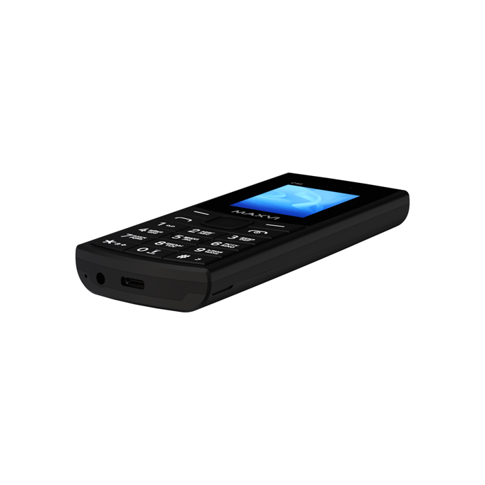 Мобильный телефон MAXVI C40, 32 Мб, Черный, Dual micro-SIM детальное изображение - 8