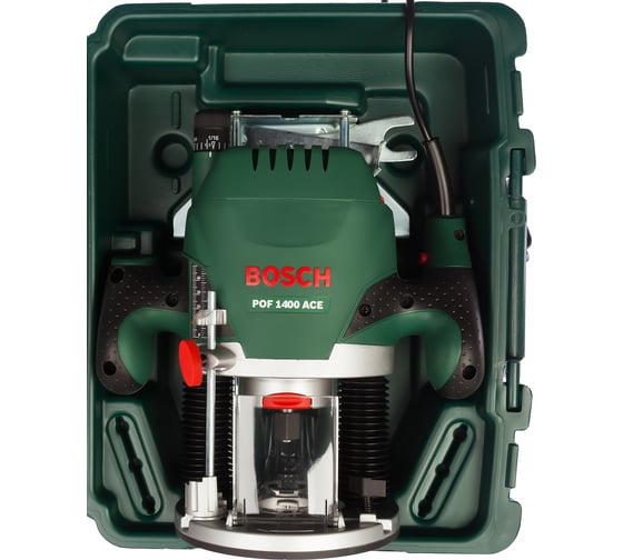 Фрезер Bosch POF 1400 ACE 0.603.26C.820, 1400 Вт, Зеленый детальное изображение - 11